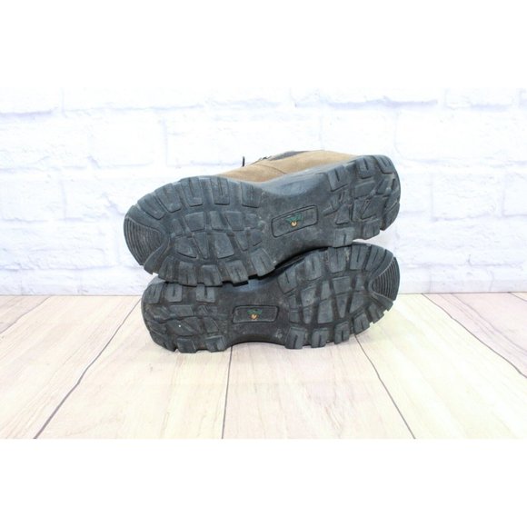 EMS Eastern Mountain Sports Brown Leather Waterproof Hiking Boots Size 8 - Picture 7 of 9